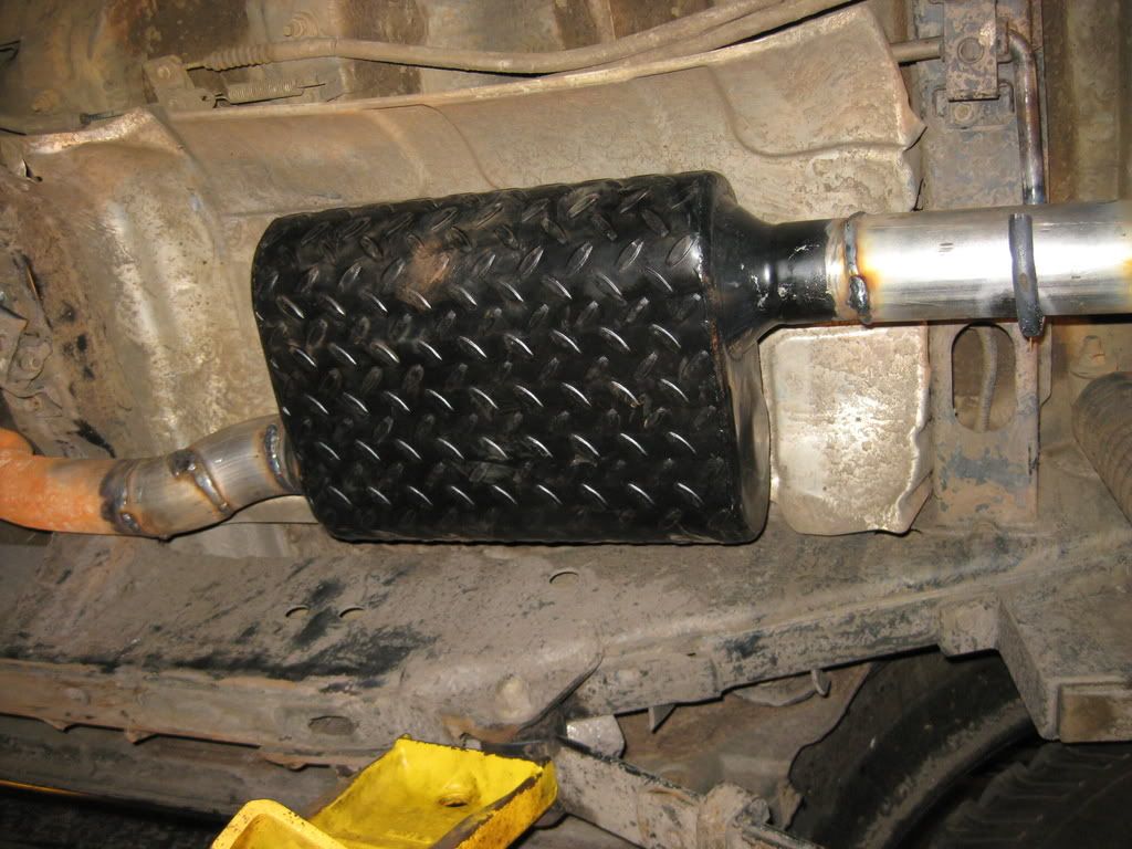 New FlowMaster Super 44 OFFROAD Muffler. Second Generation Nissan